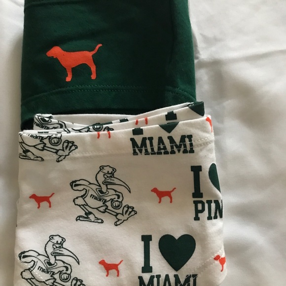 Pink Victoria’s Secret University of Miami panties - Picture 4 of 6